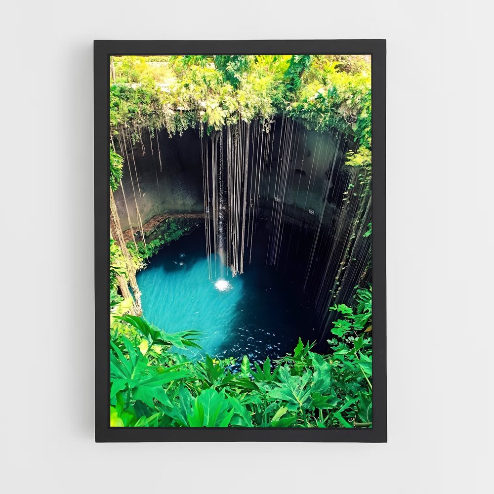 Poster Cenotes de mexico – affiche Plongée sous-marine (vue 2)
